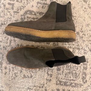 All Saints Dark Gray Chelsea Boots